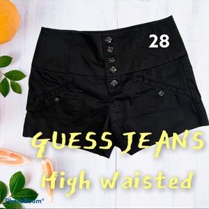 Black High Waisted Shorts